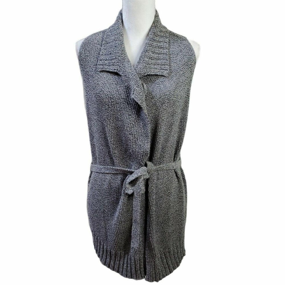 C Label Apparel Womens Sweater Sz S Black Gray